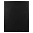 Golden State Art, Simple And Stylish Picture Frame With Ivory Color Mat & Real Glass Vertical Horizontal Display (16X20, Black)