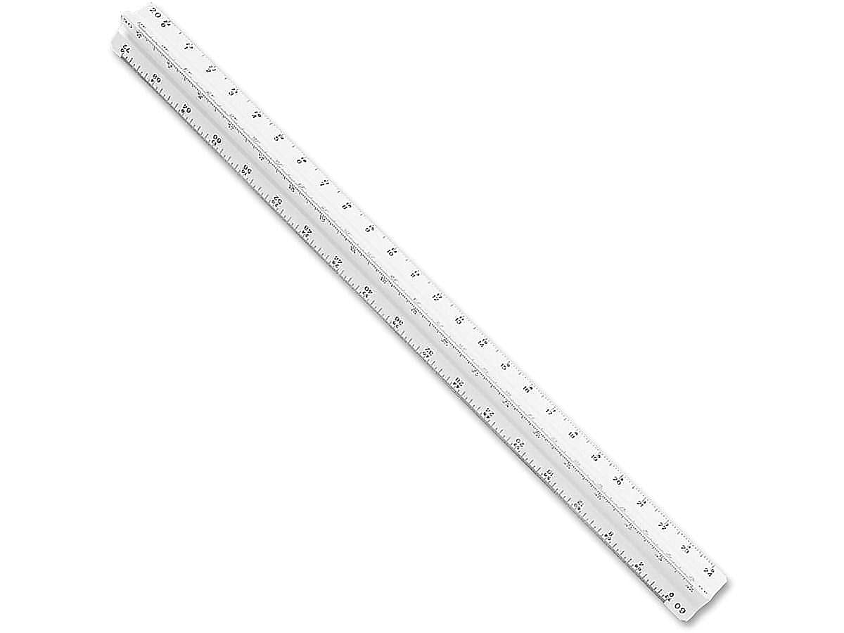Staedtler 12-Inches Architect Triangular Scale (98719-31Bk)