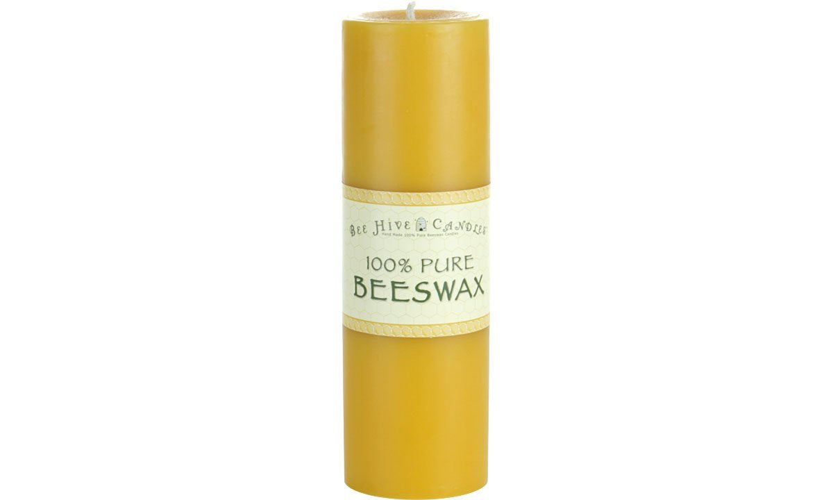 Bee Hive Candles 100% Pure Beeswax Pillar Candle (3 x 9)