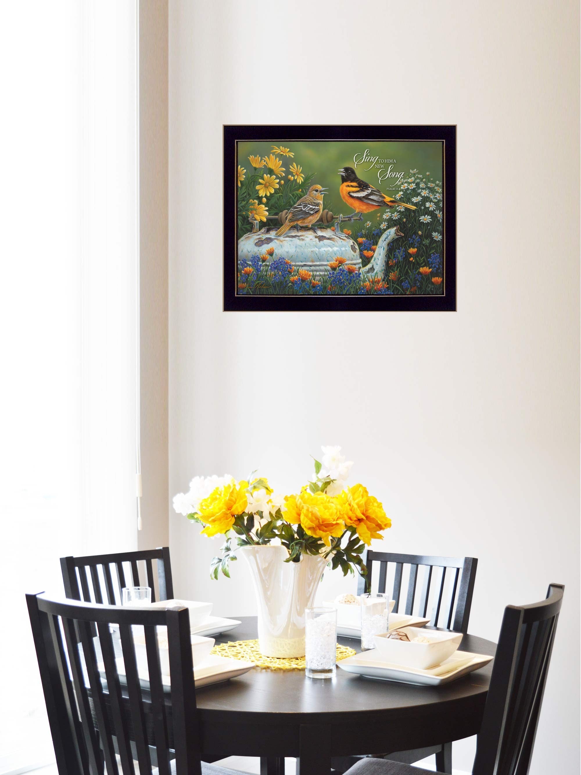 Tea Time 5 Black Framed Print Kitchen Wall Art