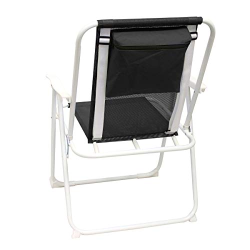Preferred Nation Portable Beach Chair, Black