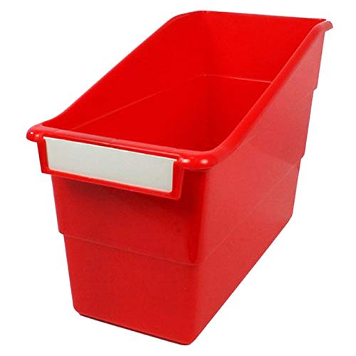 Romanoff Products ROM77202BN Red Shelf File with Label Holder - 6 Each