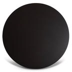 Baxton Studio Ela Modern and Contemporary Dark Brown Finished 35-Inch-Wide Round Wood Dining Table