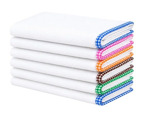 ANTONIA Cotton Hand Towels Set | for Gym Bathroom Kitchen Hotel Spa Use | Face Hair Wash Basin Wipe Napkins | Cotton Fabric | Wh