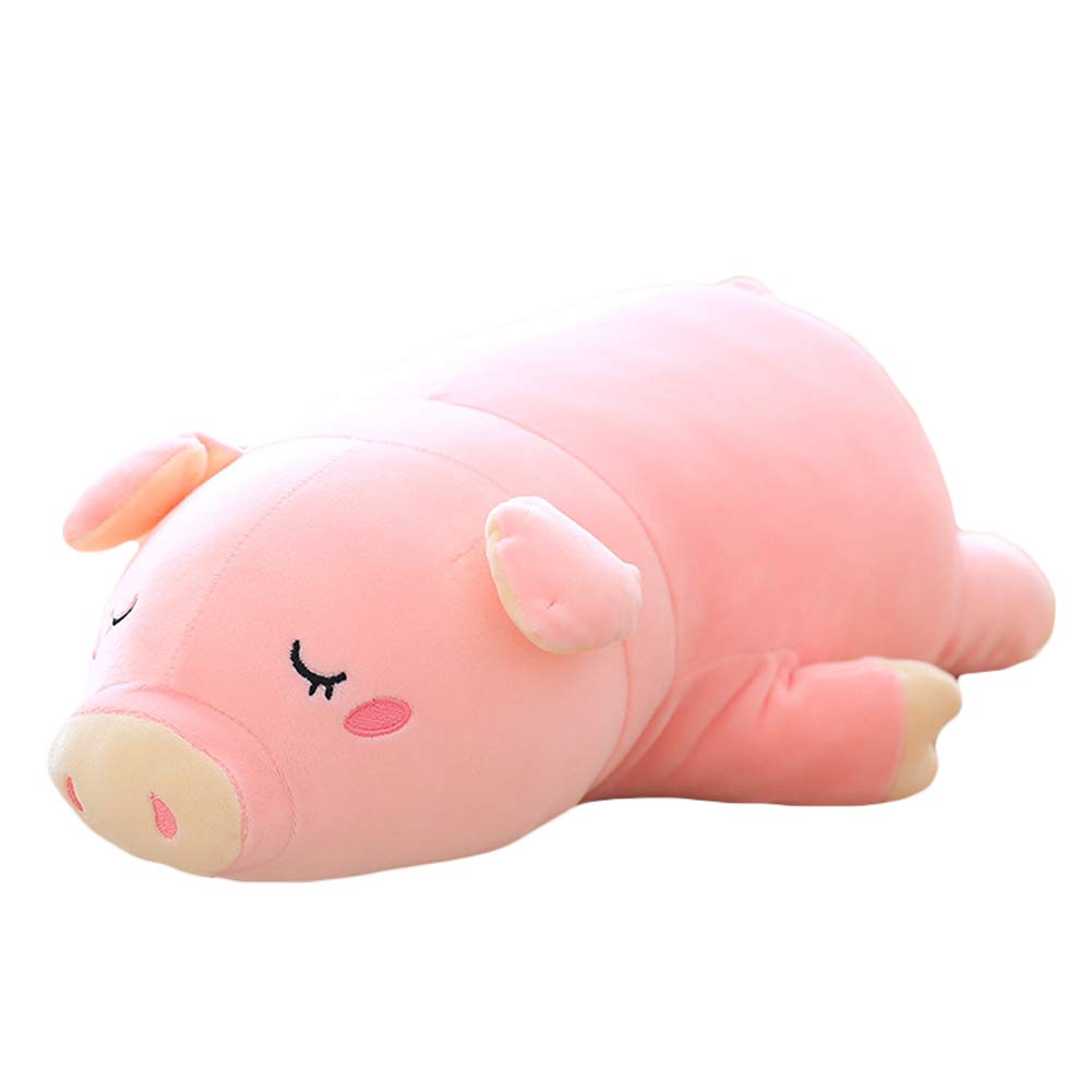 EHOTONG Pig Plush Pillow, Piggy Soft Hugging Pillow Funny Cute Pig Stuffed Animal Toys Christmas Birthday Girlfriend Gift, 22 in