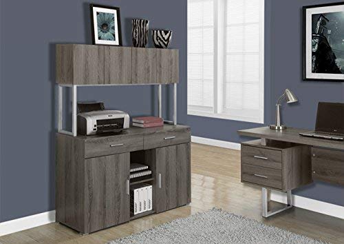 Monarch Specialties White Hollow-Core Office Storage Credenza, 48-Inch
