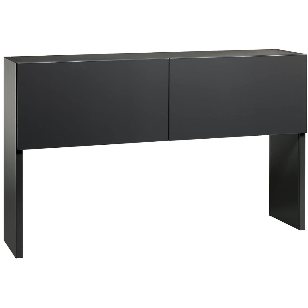 Lorell Charcoal Steel Desk Series Stack-On Hutch