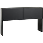 Lorell Charcoal Steel Desk Series Stack-On Hutch