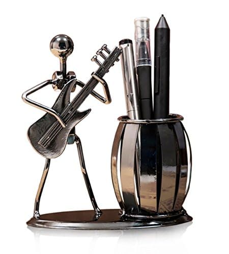 Xdorra Music Iron Man Decorative Pen Holder - Decorative Desk Organizer Office Space Supply Multipurpose Gift Pen Pencil Holder