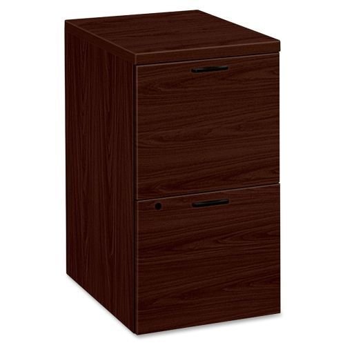 Hon 10500 Series Full Height File/File Pedestals-Mobile Pedestal, File/File, 15-3/4&quot;X22-3/4&quot;X28&quot;, Mahogany