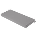 Idee-Home Outdoor Bench Cushion 48 Inch, Patio Bench Cushion Indoor, Patio Furniture Chair Pad, Porch Swing Cushion With Ties, B