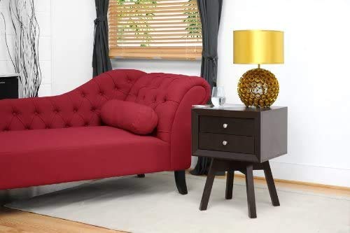 Baxton Studio Warwick Modern Accent Table and Nightstand, Brown (Set of 2)