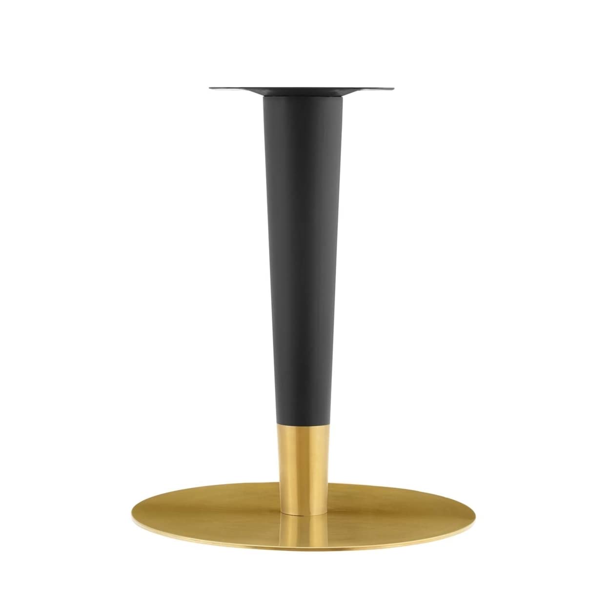 Modway EEI-5141-GLD-WHI Zinque 48&quot; Oval Dining Table, Gold White