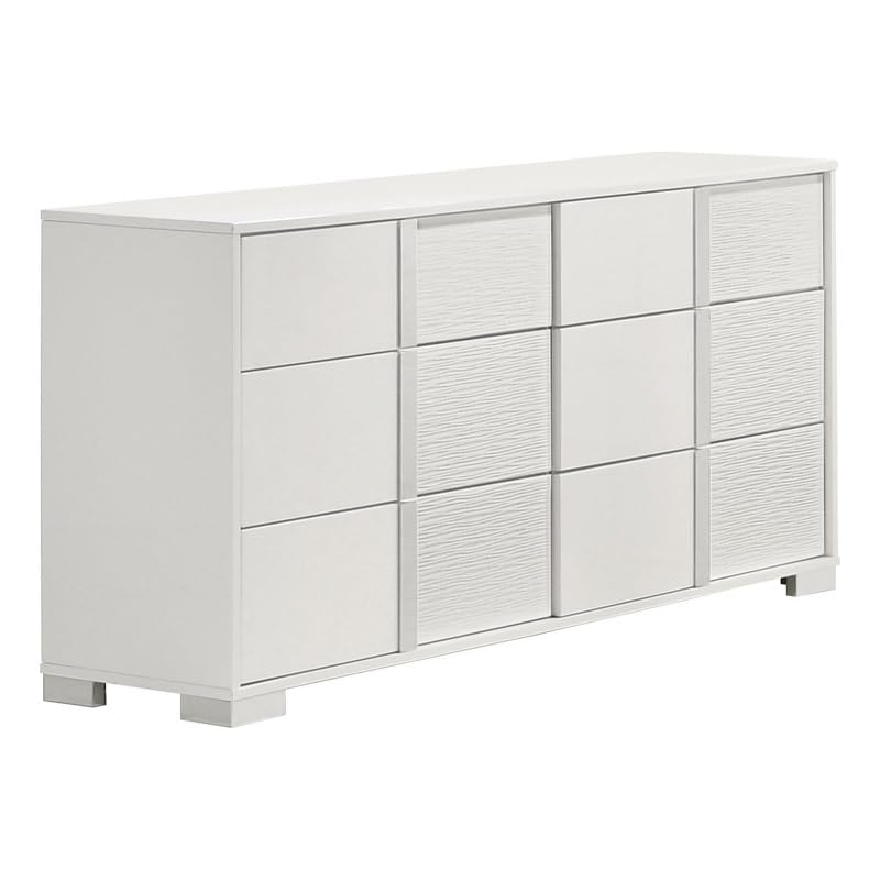 Best Quality Furniture B750 Dresser, White