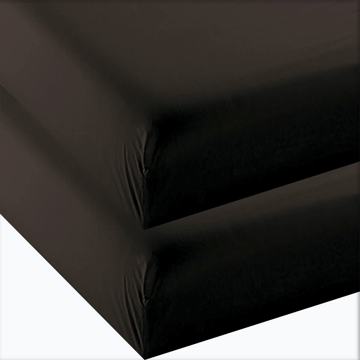 4U'Life 2-Pack Fitted Sheets,Prime 1800 Series, Ultra Soft & Comfortable, Double Brushed Microfiber (Dark Brown, 2-Pack Full)