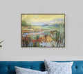 Marsh in May Canvas Silver Floater Frame Print Wall Art