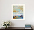 Iridescence Framed Art Gold Picture Frame Print Wall Art