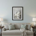 Light Leaves II Brown Framed Print Wall Art