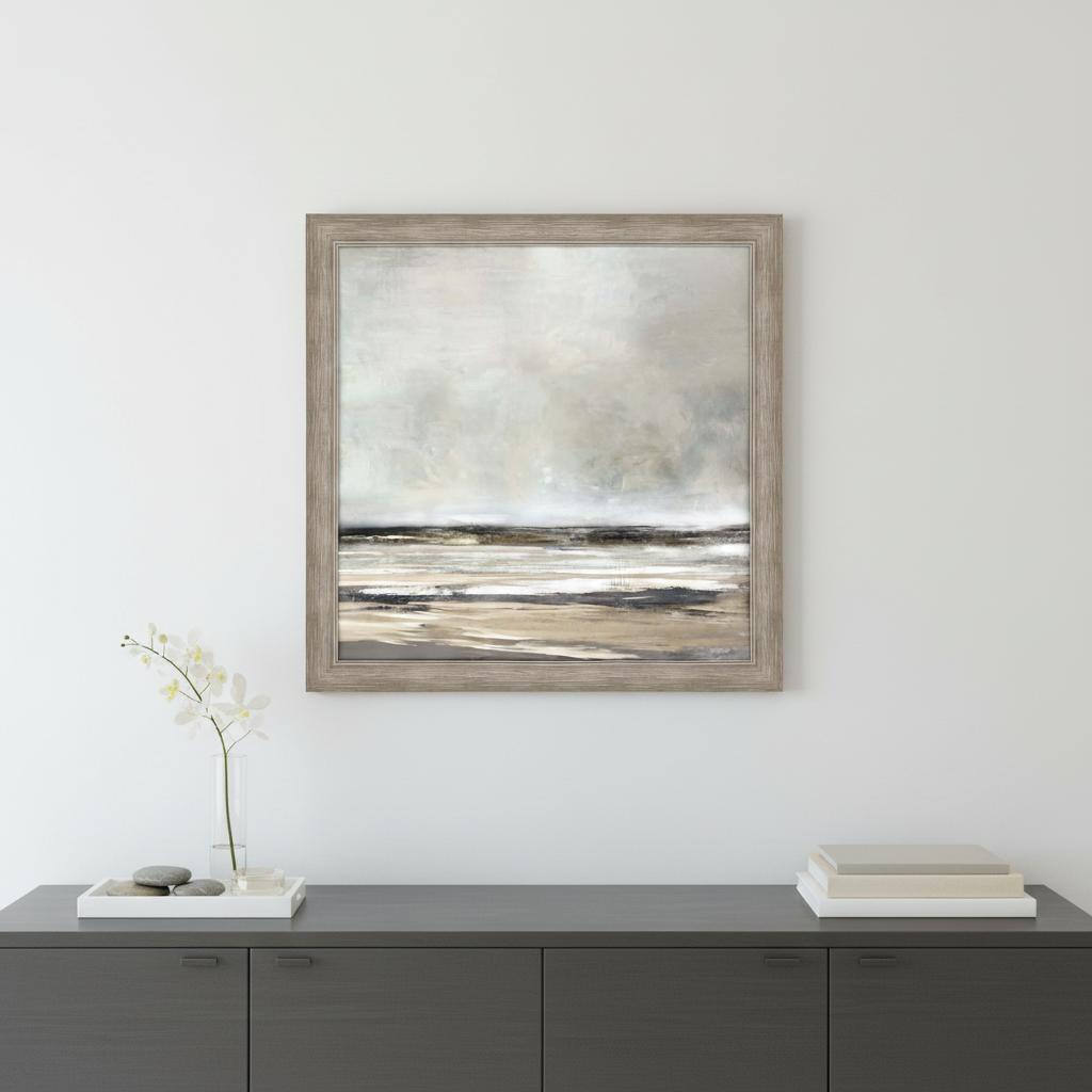Tywyn Views Silver Framed Print Wall Art