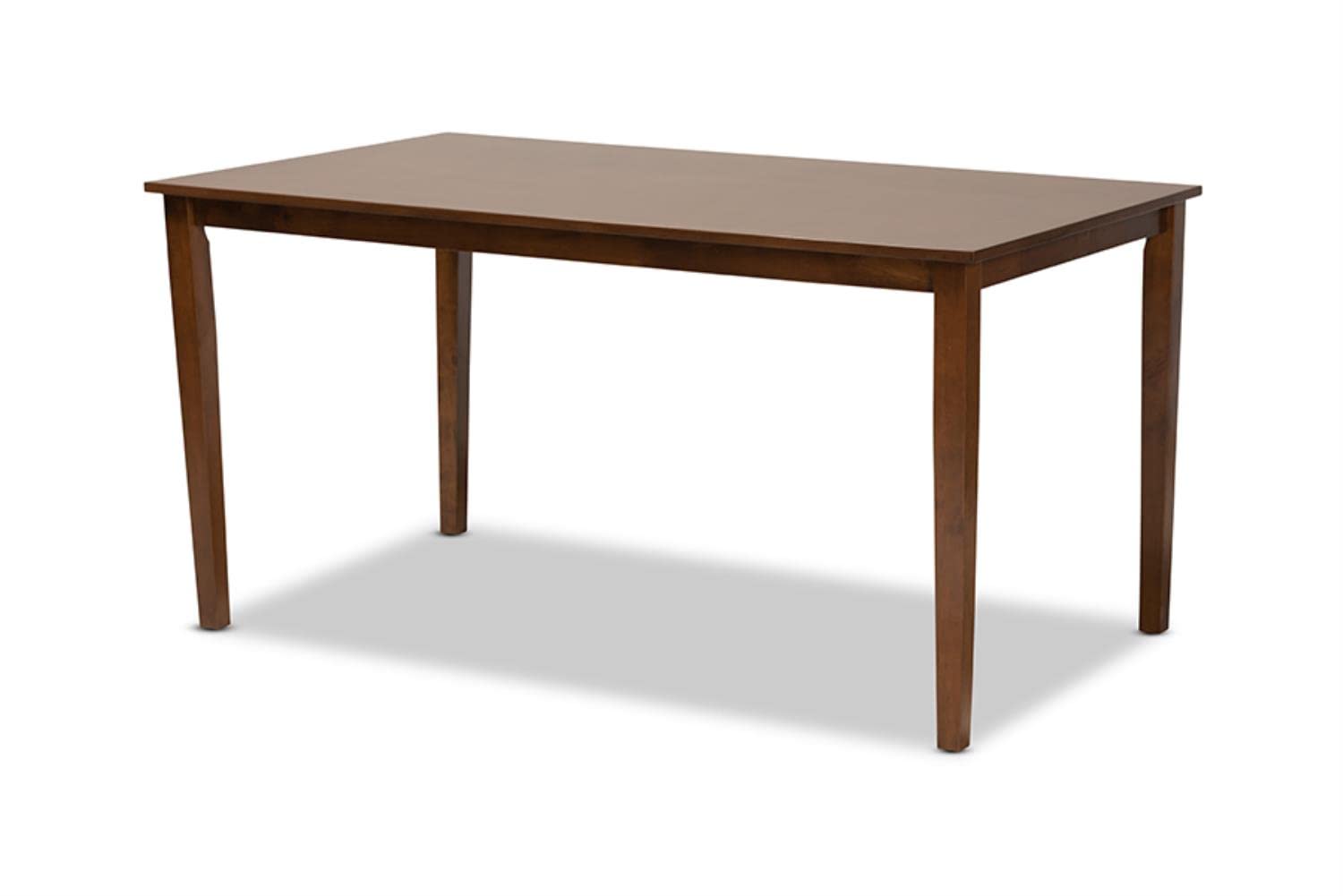 Baxton Studio Modern 6-Piece Dining Set RH316C-Grey/Walnut-6PC Dining Set