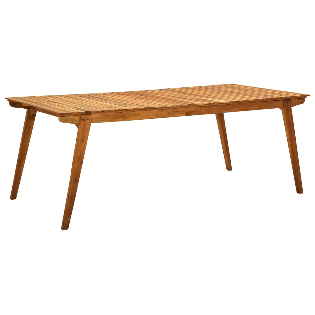 Patio Table 79.3&quot;x39.4&quot;x29.5&quot; Solid Acacia Wood