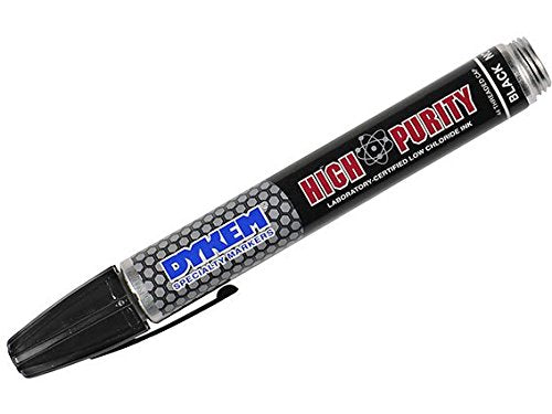 Dykem Industrial Paint Marker,Black,Medium Tip (44404)