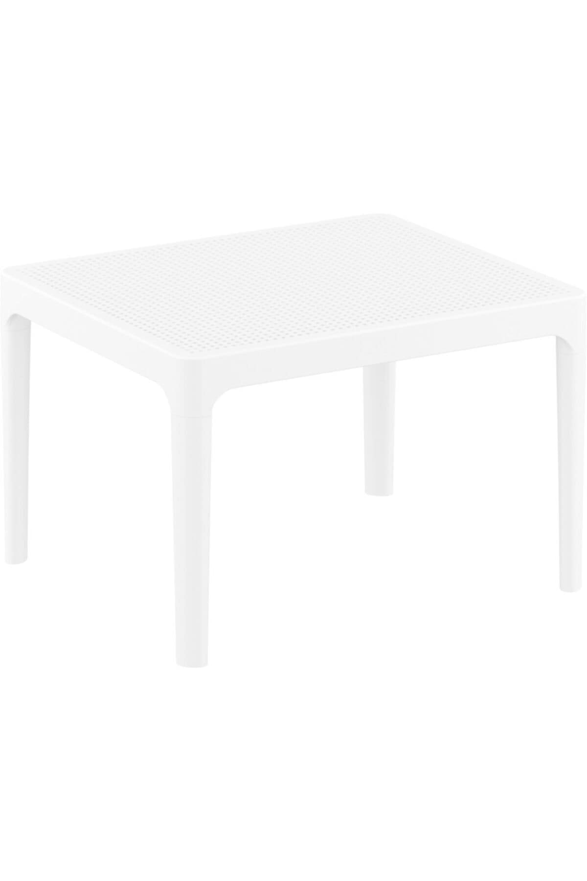Siesta Sky Side Table 24 inch White ISP109-WHI