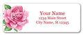 Personalized Return Address Labels - Single Elegant Rose - 60-480 Custom Self-Adhesive Stickers