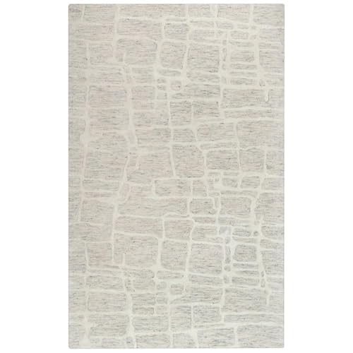 Alora Decor Winston 7'9&quot; X 9'9&quot; Geometric Ivory/Beige Hand-Tufted Area Rug