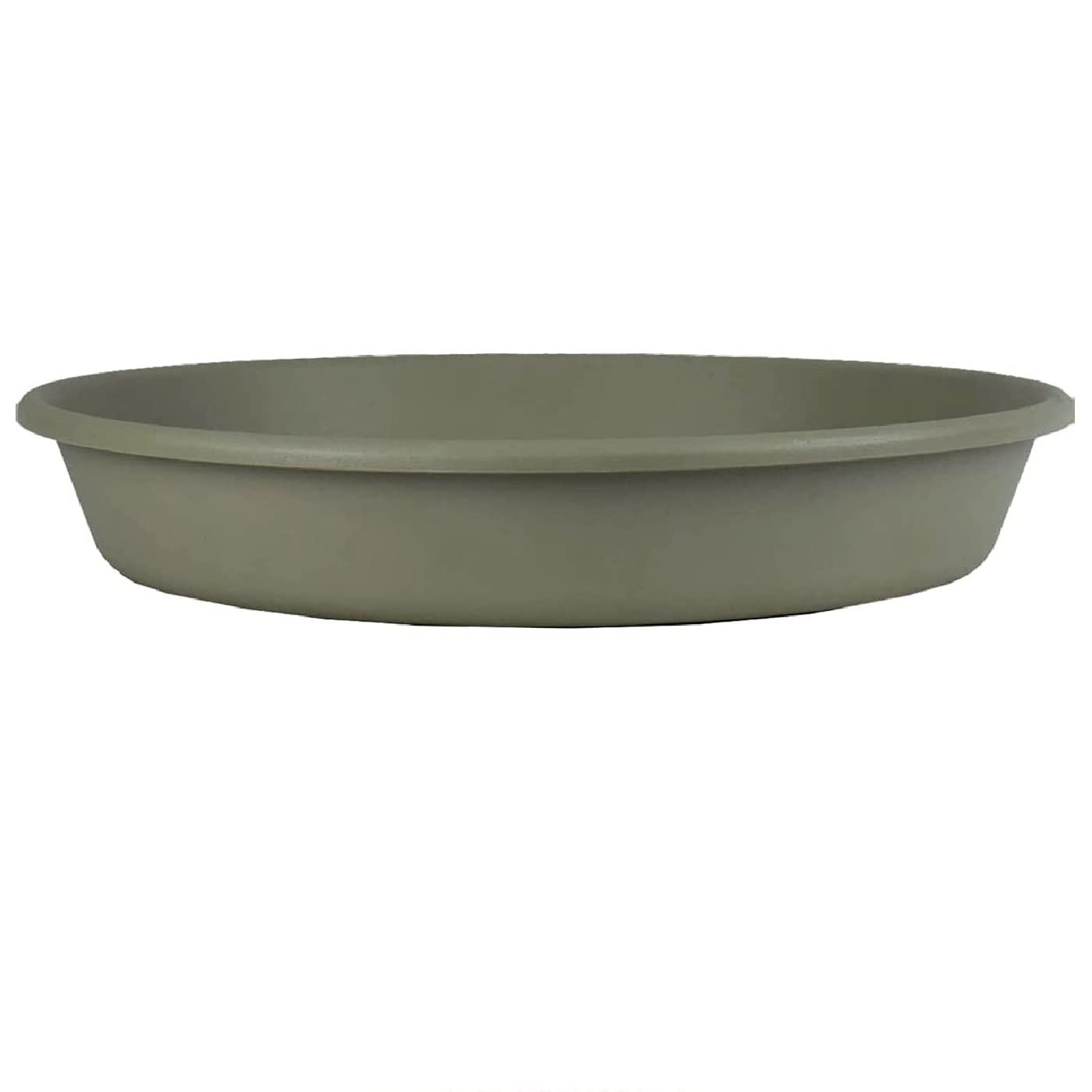 The Hc Companies 14 Inch Round Plastic Classic Plant Saucer - Indoor Outdoor Plant Trays For Pots - 14'X14'X2.5' Seafoam
