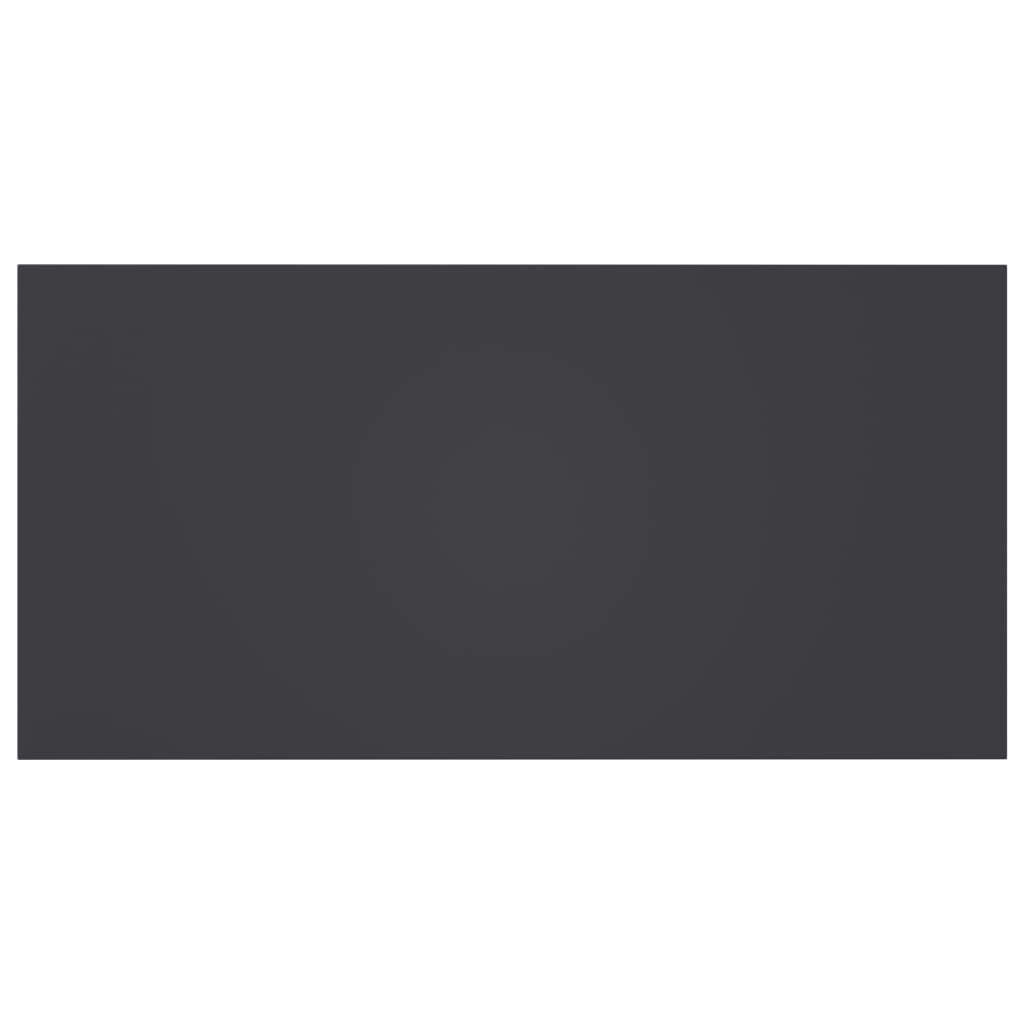 vidaXL Bookshelf Boards in Gray, Engineered Wood, Modern Design, Easy to Clean and Durable, Versatile Panels 15.7&quot;x7.9&quot;x0.6&quot; - Set of 4