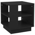 vidaXL Black Coffee Table 40x40x43 cm Multilayer Wood