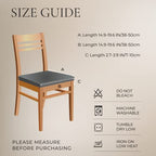 Searchi Stretch Dining Chair Seat Covers Set Of 4, Soft Removable Washable Seat Covers For Dining Chairs, Dining Room Seat Cover Slipcover Protector (Rear-Covered, Orange Brown Flower)