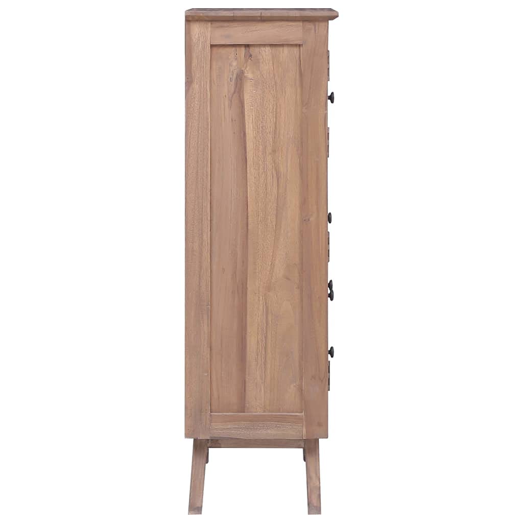 Vidaxl Highboard 23.6''X11.8''X39.4'' Solid Teak Wood