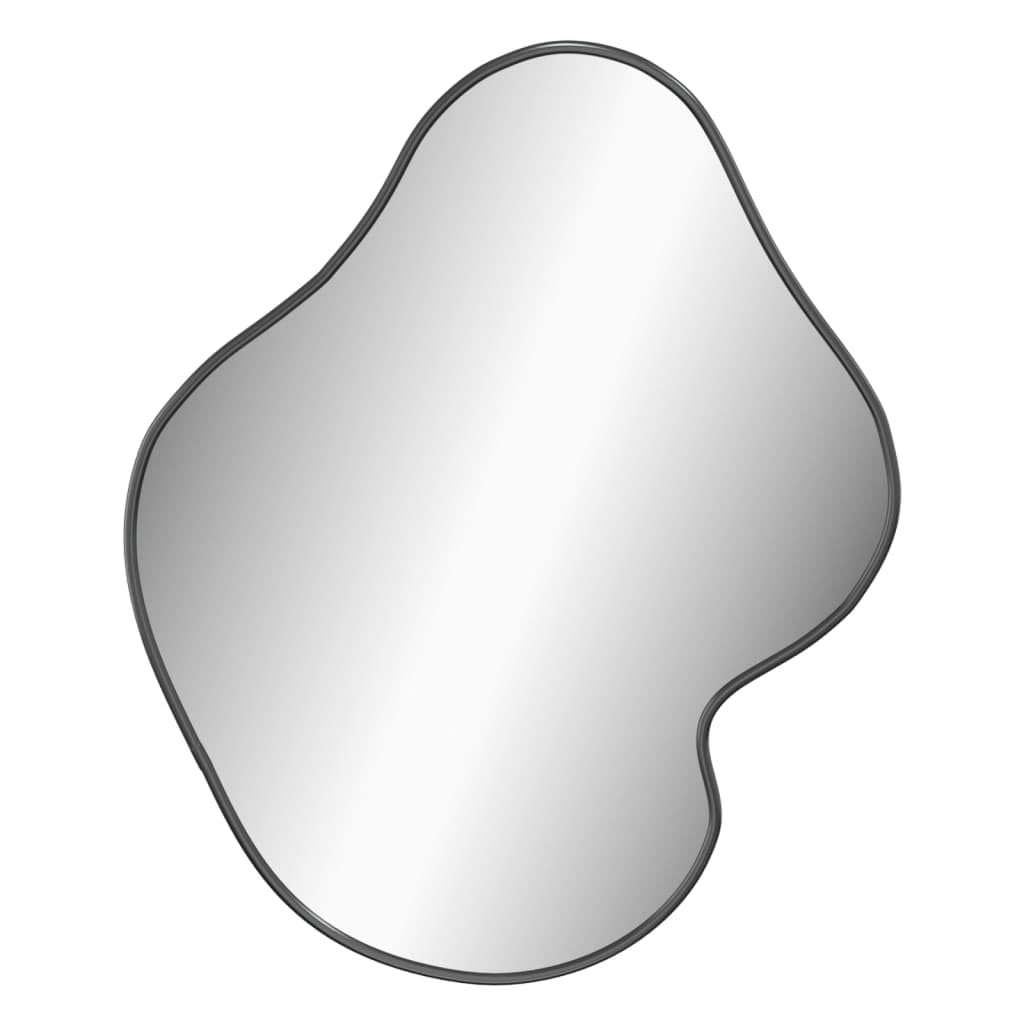 vidaXL Gold-Framed Wall Mirror 19.7&quot;x15.7&quot; - Clear Reflective Glass with PVC Frame - Modern Design for Bedroom, Living Room, Bathroom