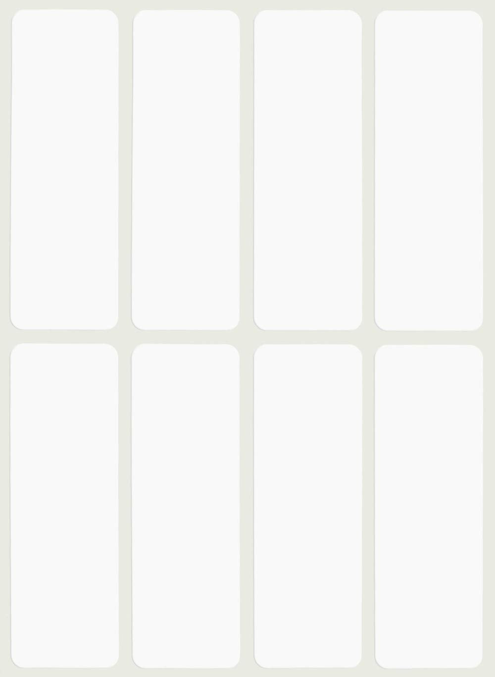 White Sticker 3X1 Inch Write On Labels For Organizing, Paper Sticker Sheet Tags For Home, Office, And School Projects, 200-Pack