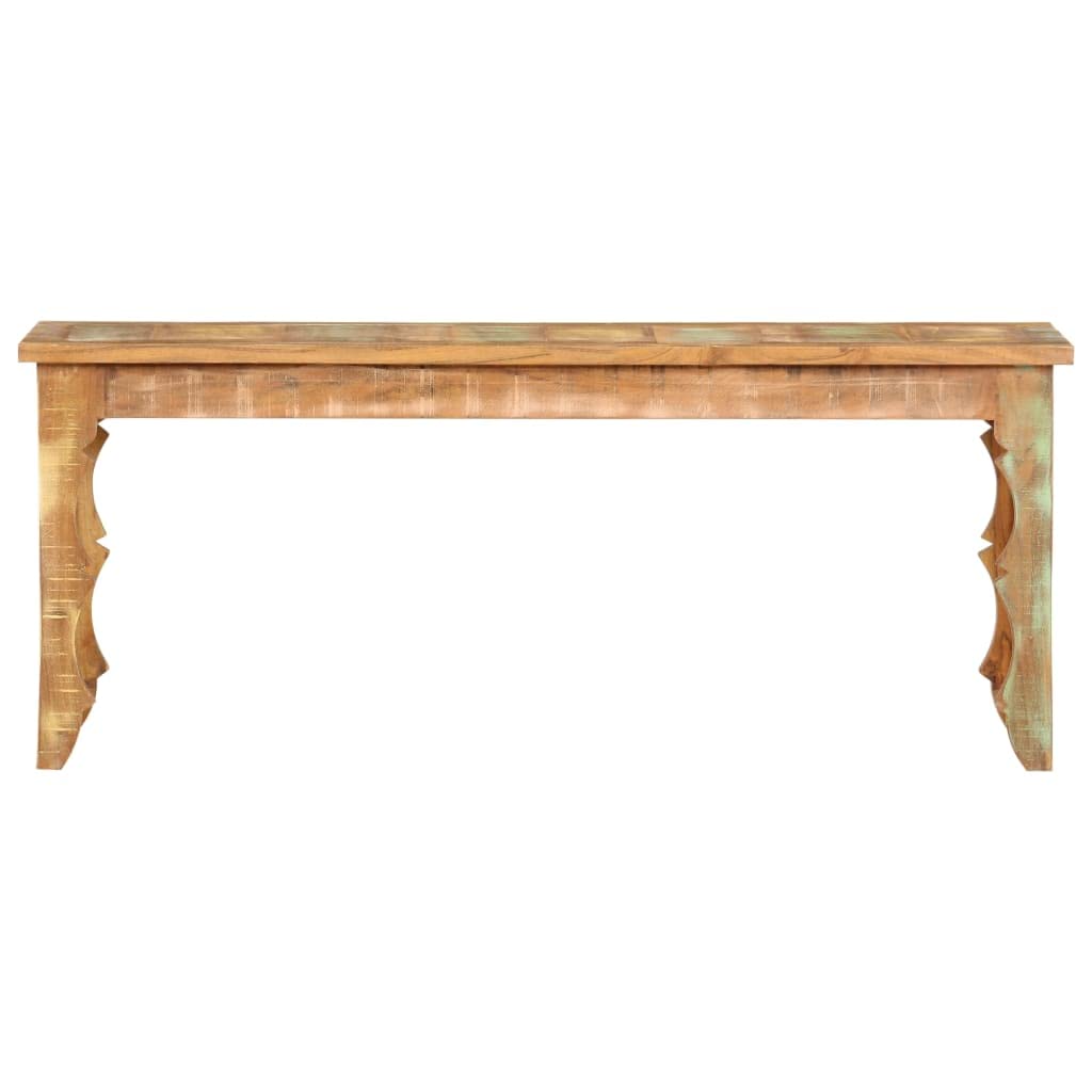 vidaXL Bench 43.3&quot;x13.8&quot;x17.7&quot; Solid Reclaimed Wood