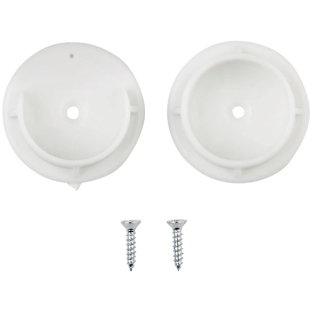 Stanley N154-567 Pr/1 X 7: John Sterling Closet Pole Sockets (Bc-0037), Pack Of 1, White