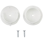 Stanley N154-567 Pr/1 X 7: John Sterling Closet Pole Sockets (Bc-0037), Pack Of 1, White