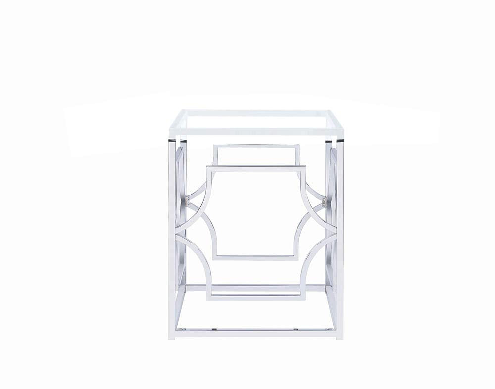 Coaster 190701 Mischa Dining Table Base, Chrome