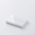 Uniqooo 3' White Acrylic Stand | 10 Pack 3Mm Slot Wedding Sign Holders, Perfect For Wedding, Table Number, Exhibition, Office,