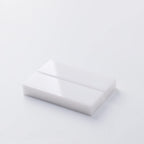 Uniqooo 3' White Acrylic Stand | 10 Pack 3Mm Slot Wedding Sign Holders, Perfect For Wedding, Table Number, Exhibition, Office,