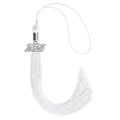 Endea Graduation Single Color Tassel with Silver Date Drop (White, 2025)