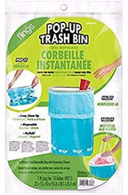 Caribbean Blue Flings Plastic Bin - 22'' X 15'' (Pack Of 1) - Stylish & Convenient Portable Waste Solution For Events & Parties