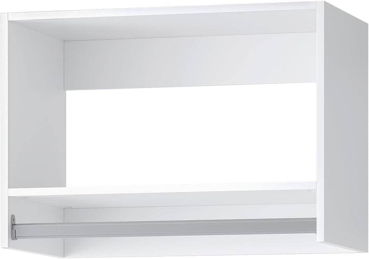Capshealife 19.5 Tall Hanging Closet Unit, Modular Closet System with Hanging Rod, Wardrobe Organizer for Bedroom or Walkin Cl