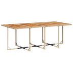 vidaXL 9-Piece Garden Dining Set with Cushions Synthetic Rattan Beige