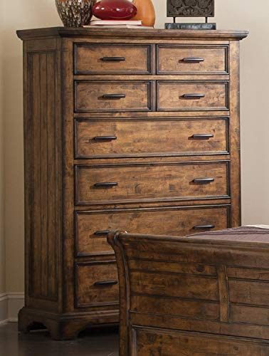 Coaster Home Furnishings Elk Grove 6-Drawer Chest Vintage Bourbon, 44? w x 19? d x 62? h (203895)