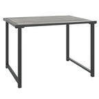 vidaXL Anthracite Patio Table with Sturdy Steel Construction - Flexible and Portable Outdoor Furniture for Gardens, Decks and Poolside Areas