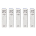 Uni Pencil Lead, The Uni' Smudge-Proof Leads, 0.5Mm Hb, 40 Leads X 5 Pack
