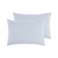 Empyrean Bedding King Size Microfiber Pillowcases, Soft And Fade Resistant, Envelope Closure, Ice Blue